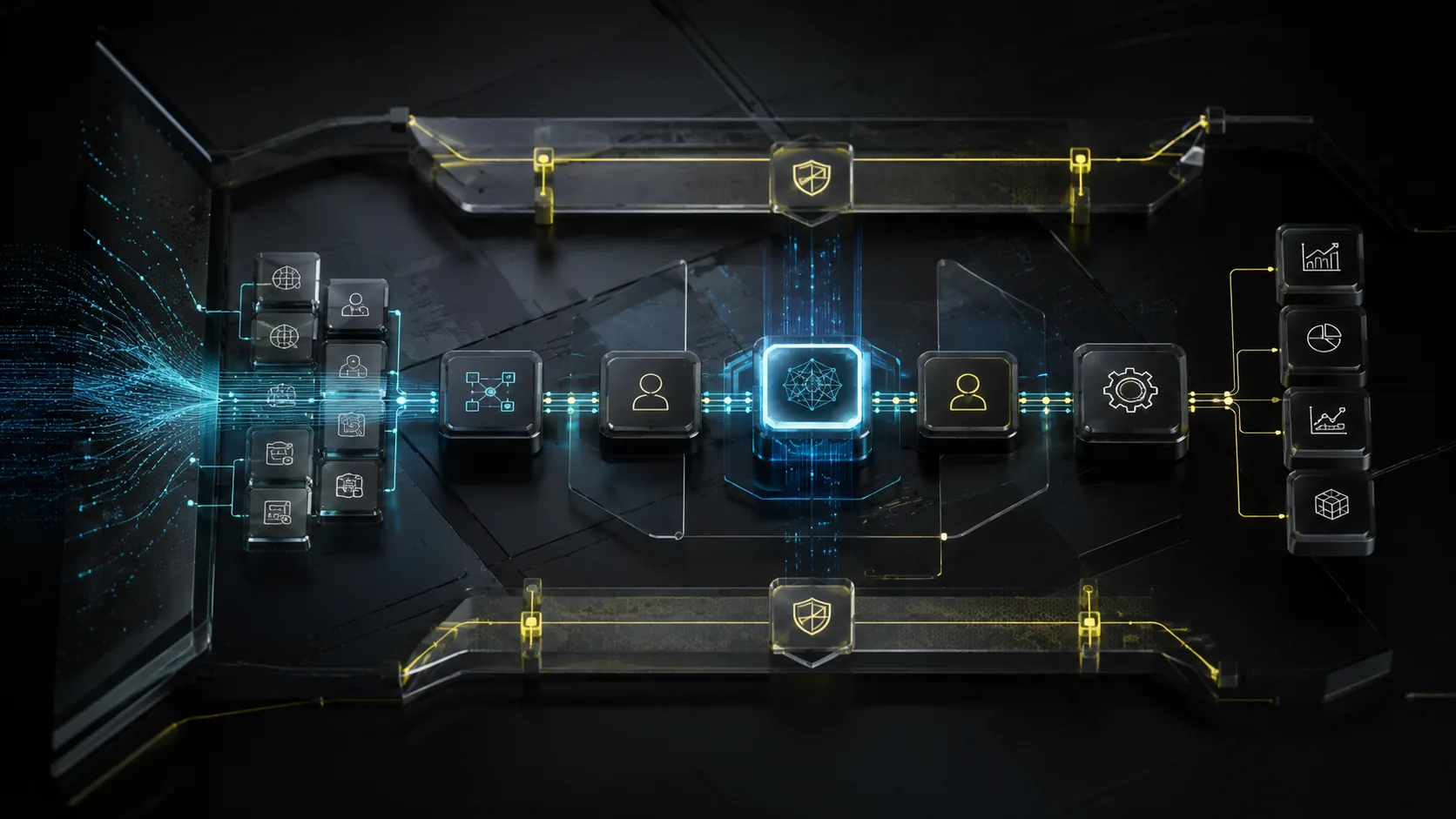 Secure automation graphic